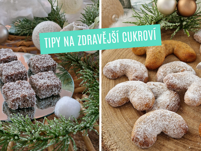 Zdravé vánoční cukroví: Vanilkové rohlíčky a rumovky bez cukru