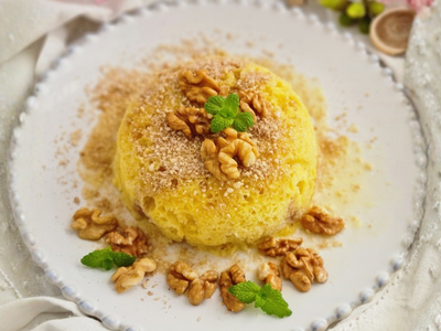 Ranní jablečno skořicový mugcake